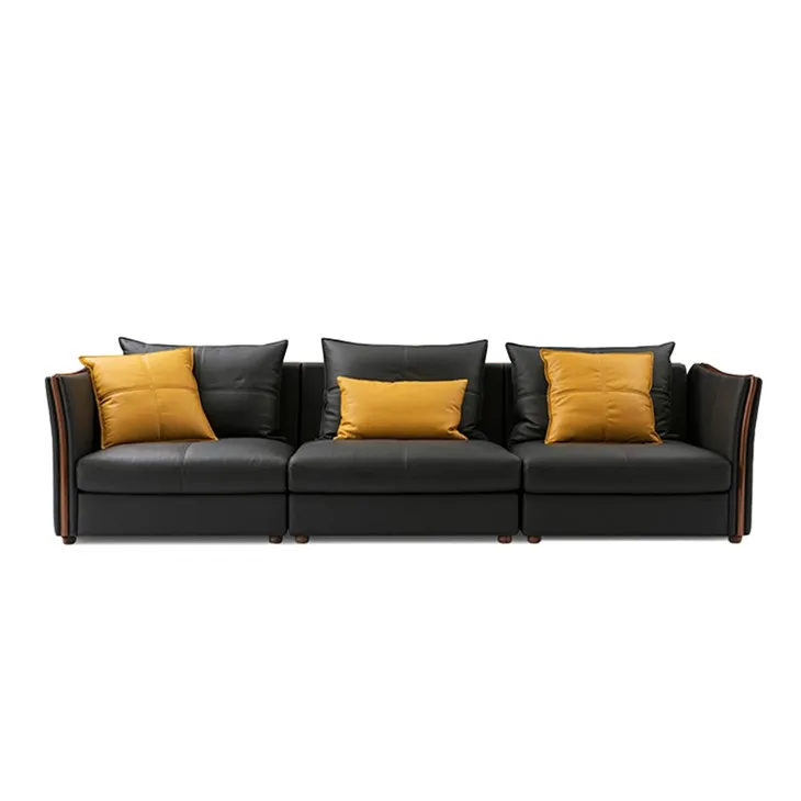 Black Faux Sofa